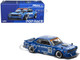 Skyline GT R V8 Drift Hakosuka RHD Right Hand Drive #12 Calsonic Blue with Graphics 1/64 Diecast Model Car Pop Race PR640114