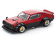 Skyline KPGC110 Kenmeri RHD Right Hand Drive Red Metallic and Black 1/64 Diecast Model Car Pop Race PR640266