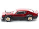 Skyline KPGC110 Kenmeri RHD Right Hand Drive Red Metallic and Black 1/64 Diecast Model Car Pop Race PR640266