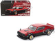 Skyline KPGC110 Kenmeri RHD Right Hand Drive Red Metallic and Black 1/64 Diecast Model Car Pop Race PR640266