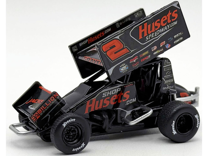 Winged Sprint Car #2 David Gravel Husets Speedway Big Game Motorsports 2026 1/50 Diecast Model Car ACME A5026003