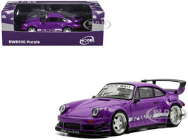 RWB 930 Purple with White Stripes 1/64 Diecast Model Car Model Model MM64-RWB930-003