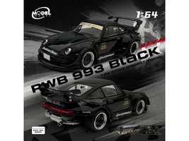 RWB 993 Gespenst Black 1/64 Diecast Model Car Model Model MM64-RWB993-004