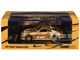 Nissan Top Secret Thailand 350Z RHD Right Hand Drive Gold Metallic with Graphics 1/64 Diecast Model Car Inno Models IN64-350ZTST-TSTOS