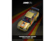 Toyota Levin AE86 RHD Right Hand Drive #86 Pandem Rocket Bunny Gold Metallic with Stripes 1/64 Diecast Model Car Inno Models IN64-AE86P-GLD
