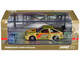 Toyota Levin AE86 RHD Right Hand Drive #86 Pandem Rocket Bunny Gold Metallic with Stripes 1/64 Diecast Model Car Inno Models IN64-AE86P-GLD