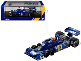 Tyrrell P34 #3 Jody Scheckter Formula One F1 Dutch GP 1976 with Driver 1/43 Model Car Spark S7309