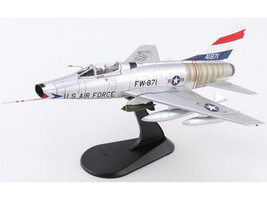 North American F-100 Super Sabre Fighter Aircraft FW 871 National Military Museum Soesterberg Netherlands United States Air Force Air Power Series 1/72 Diecast Model Hobby Master HA2127