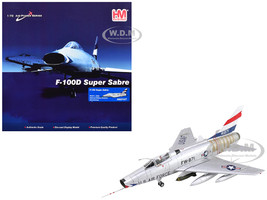 North American F-100 Super Sabre Fighter Aircraft FW 871 National Military Museum Soesterberg Netherlands United States Air Force Air Power Series 1/72 Diecast Model Hobby Master HA2127