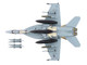 Boeing F A 18E Super Hornet Fighter Aircraft 166828 VFA 151 Vigilantes USS Lincoln 2021 United States Navy Air Power Series 1/72 Diecast Model Hobby Master HA5144