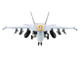 Boeing F A 18E Super Hornet Fighter Aircraft 166828 VFA 151 Vigilantes USS Lincoln 2021 United States Navy Air Power Series 1/72 Diecast Model Hobby Master HA5144