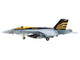 Boeing F A 18E Super Hornet Fighter Aircraft 166828 VFA 151 Vigilantes USS Lincoln 2021 United States Navy Air Power Series 1/72 Diecast Model Hobby Master HA5144