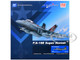 Boeing F A 18E Super Hornet Fighter Aircraft 166828 VFA 151 Vigilantes USS Lincoln 2021 United States Navy Air Power Series 1/72 Diecast Model Hobby Master HA5144