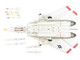 Grumman F 14A Tomcat Fighter Aircraft VFA 124 Gunfighters 1978 United States Navy Air Power Series 1/72 Diecast Model Hobby Master HA5262 Grumman F 14A Tomcat Fighter Aircraft VFA 124 Gunfighters 1978 United States Navy Air Power Series 1/72 Diecast Model Hobby Master HA5262