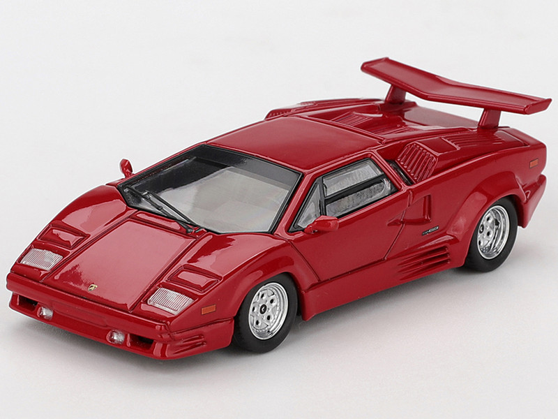Lamborghini Countach 25th Anniversary Red Limited Edition 1/64 Diecast Model Car Mini GT MGT01192