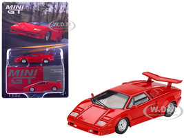 Lamborghini Countach 25th Anniversary Red Limited Edition 1/64 Diecast Model Car Mini GT MGT01192
