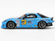 Mazda RX 7 RE Amemiya RHD Right Hand Drive Blue with Graphics D1GP 2025 Limited Edition 1/64 Diecast Model Car Mini GT MGT01195