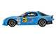 Mazda RX 7 RE Amemiya RHD Right Hand Drive Blue with Graphics D1GP 2025 Limited Edition 1/64 Diecast Model Car Mini GT MGT01195