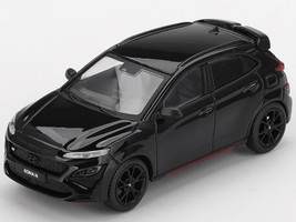 Hyundai Kona N Phantom Black Limited Edition 1/64 Diecast Model Car Mini GT MGT01206