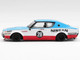 Nissan Skyline Kenmeri RHD Right Hand Drive #28 Liberty Walk Nissan Racing 1975 Concept Blue and White with Red Stripes Limited Edition 1/64 Diecast Model Car Mini GT MGT01212 Nissan Skyline Kenmeri RHD Right Hand Drive #28 Liberty Walk Nissan Racing 1975 Concept Blue and White with Red Stripes Limited Edition 1/64 Diecast Model Car Mini GT MGT01212