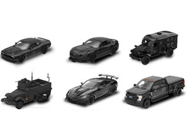Black Bandit Series 31 6 piece Set 1/64 Diecast Model Cars Greenlight 28190SET