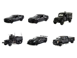 Black Bandit Series 31 6 piece Set 1/64 Diecast Model Cars Greenlight 28190SET