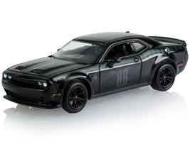 2017 Dodge Challenger SRT Hellcat Widebody Black Black Bandit Series 31 1/64 Diecast Model Car Greenlight 28190A