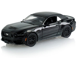 2024 Ford Mustang GT Convertible Black Black Bandit Series 31 1/64 Diecast Model Car Greenlight 28190B