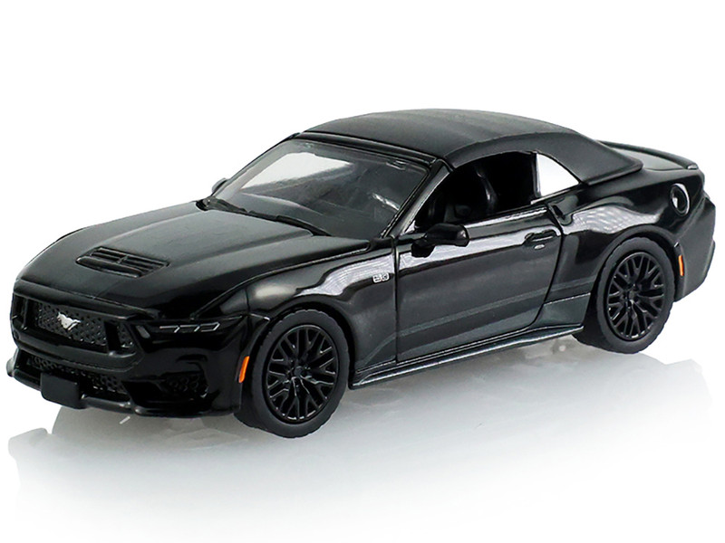 2024 Ford Mustang GT Convertible Black Black Bandit Series 31 1/64 Diecast Model Car Greenlight 28190B