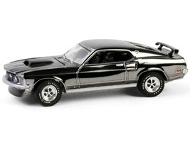 1969 Ford Mustang Boss 429 Silver Chrome Edition with Black Stripes John Wick 2014 Movie Hobby Exclusive Series 1/64 Diecast Model Car Greenlight 30557