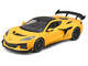 Chevrolet Corvette ZR1 Coupe Yellow with Carbon Top Special Edition Series 1/18 Diecast Model Car Maisto 31475Y Chevrolet Corvette ZR1 Coupe Yellow with Carbon Top Special Edition Series 1/18 Diecast Model Car Maisto 31475Y