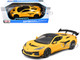 Chevrolet Corvette ZR1 Coupe Yellow with Carbon Top Special Edition Series 1/18 Diecast Model Car Maisto 31475Y Chevrolet Corvette ZR1 Coupe Yellow with Carbon Top Special Edition Series 1/18 Diecast Model Car Maisto 31475Y