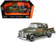 1950 Chevrolet 3100 Pickup Truck Harley Davidson Matt Green with 1936 Harley Davidson El Knucklehead Motorcycle Matt Green HD Custom Series 1/24 Diecast Model Car Maisto 32199GRN 1950 Chevrolet 3100 Pickup Truck Harley Davidson Matt Green with 1936 Harley Davidson El Knucklehead Motorcycle Matt Green HD Custom Series 1/24 Diecast Model Car Maisto 32199GRN
