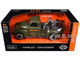 1950 Chevrolet 3100 Pickup Truck Harley Davidson Matt Green with 1936 Harley Davidson El Knucklehead Motorcycle Matt Green HD Custom Series 1/24 Diecast Model Car Maisto 32199GRN 1950 Chevrolet 3100 Pickup Truck Harley Davidson Matt Green with 1936 Harley Davidson El Knucklehead Motorcycle Matt Green HD Custom Series 1/24 Diecast Model Car Maisto 32199GRN