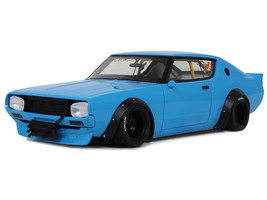 2024 Nissan Skyline 2000 GT R KPGC110 LB Works RHD Right Hand Drive) Blue Limited Edition to 999 pieces Worldwide 1/18 Model Car Otto Mobile OT1210