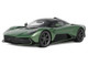 2025 Aston Martin Valhalla Green Metallic with Black Top 1/18 Model Car GT Spirit GT558