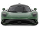 2025 Aston Martin Valhalla Green Metallic with Black Top 1/18 Model Car GT Spirit GT558
