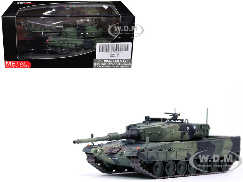 Leopard 2A4 Main Battle Tank Finland Finnish Army Armor Premium Series 1/72 Diecast Model Panzerkampf 12226PK