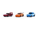 Fast & Furious 25th Anniversary 3 piece Set #2 Nano Hollywood Rides Diecast Model Cars Jada 31124-25TH