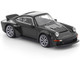 Singer DLS Turbo Black Metallic 1/64 Diecast Model Car Pop Race PR640292 Singer DLS Turbo Black Metallic 1/64 Diecast Model Car Pop Race PR640292
