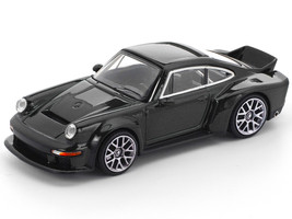 Singer DLS Turbo Black Metallic 1/64 Diecast Model Car Pop Race PR640292