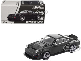 Singer DLS Turbo Black Metallic 1/64 Diecast Model Car Pop Race PR640292