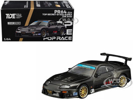 Toyota Supra Top Secret GT300 RHD Right Hand Drive Black Carbon Thailand Diecast Expo 2026 1/64 Diecast Model Car Pop Race PR640514