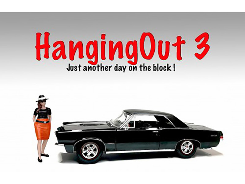 Hanging Out 3 Figure #6 for 1/18 Scale Models American Diorama AD-19406