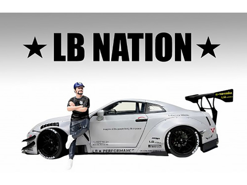 LB Nation Figure #1 for 1/18 Scale Models American Diorama AD-19501