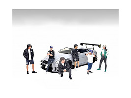 LB Nation 6 piece Figure Set for 1/24 Scale Models American Diorama 25501-25502-25503-25504-25505-25506