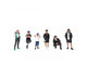 LB Nation 6 piece Figure Set  for 1/24 Scale Models American Diorama 25501-25502-25503-25504-25505-25506