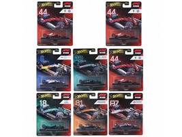 Formula 1 Racing Premium Mix 3 8 piece Set L Premium Series Diecast Model Cars Hot Wheels HRV11-956L