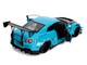 Nissan GT R R35 Liberty Walk Body Kit 2 0 RHD Right Hand Drive Blue with Black Hood Pink Slips Series 1/18 Diecast Model Car Jada 37069