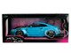 Nissan GT R R35 Liberty Walk Body Kit 2 0 RHD Right Hand Drive Blue with Black Hood Pink Slips Series 1/18 Diecast Model Car Jada 37069
